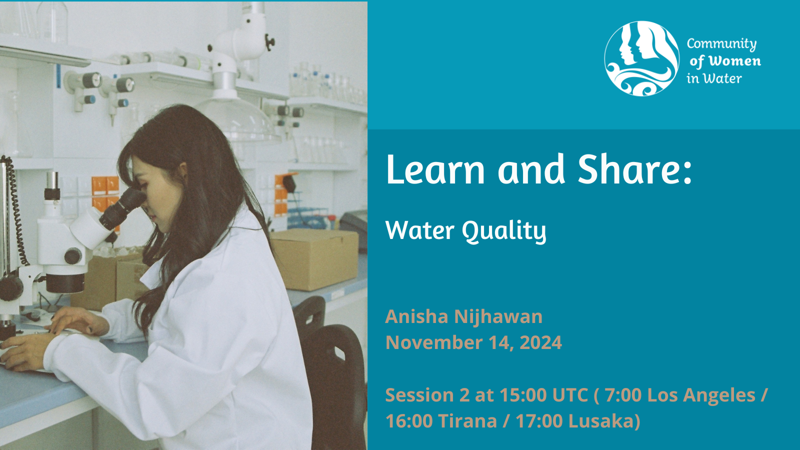 Anisha Nijhawan, Learn & Share: Water Quality